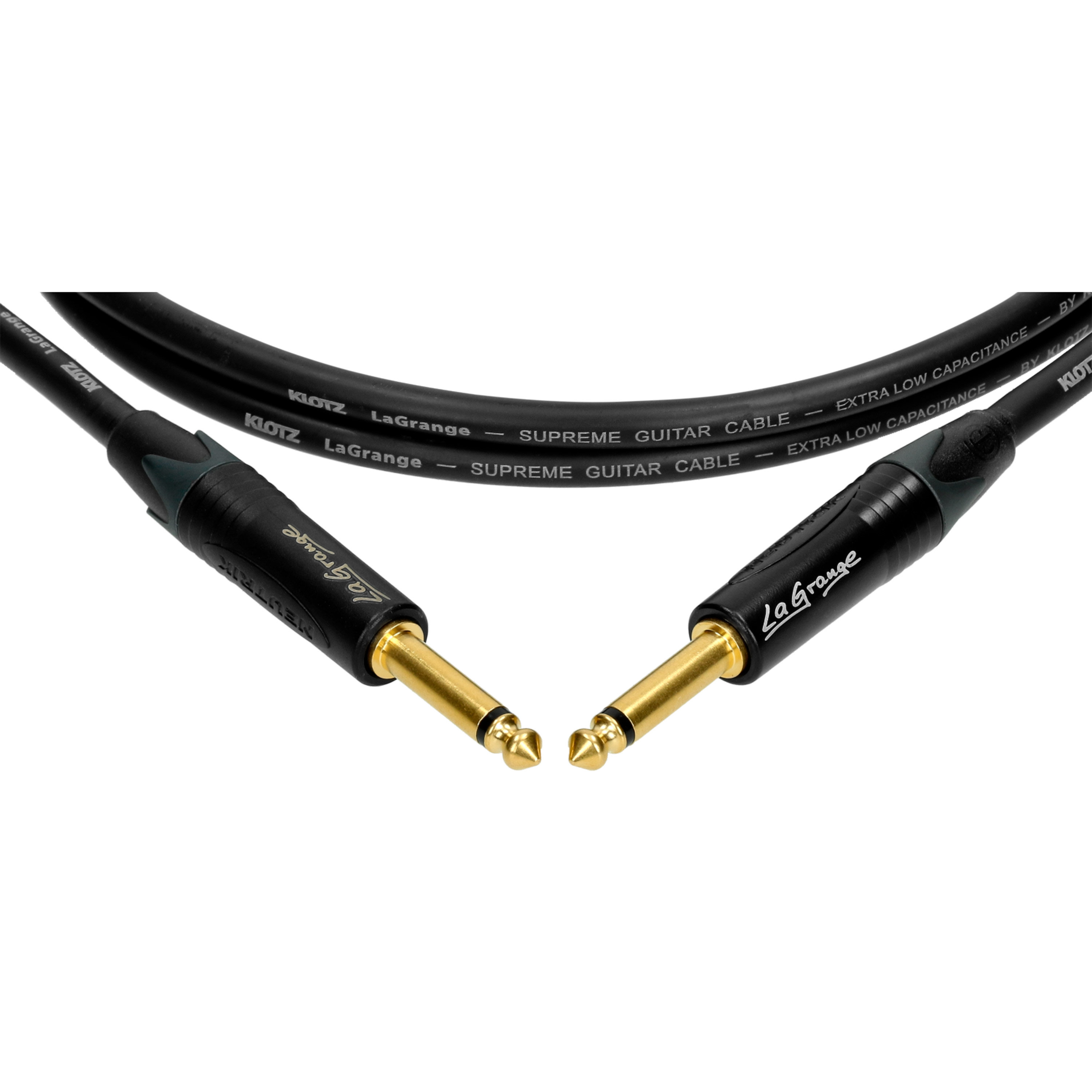 Klotz AU-AJJ0060 – Set De 2 Câbles Patch Audio Jack 6.35 Mm 90°/90° Or – Qualité Studio Pro Depuis 1979