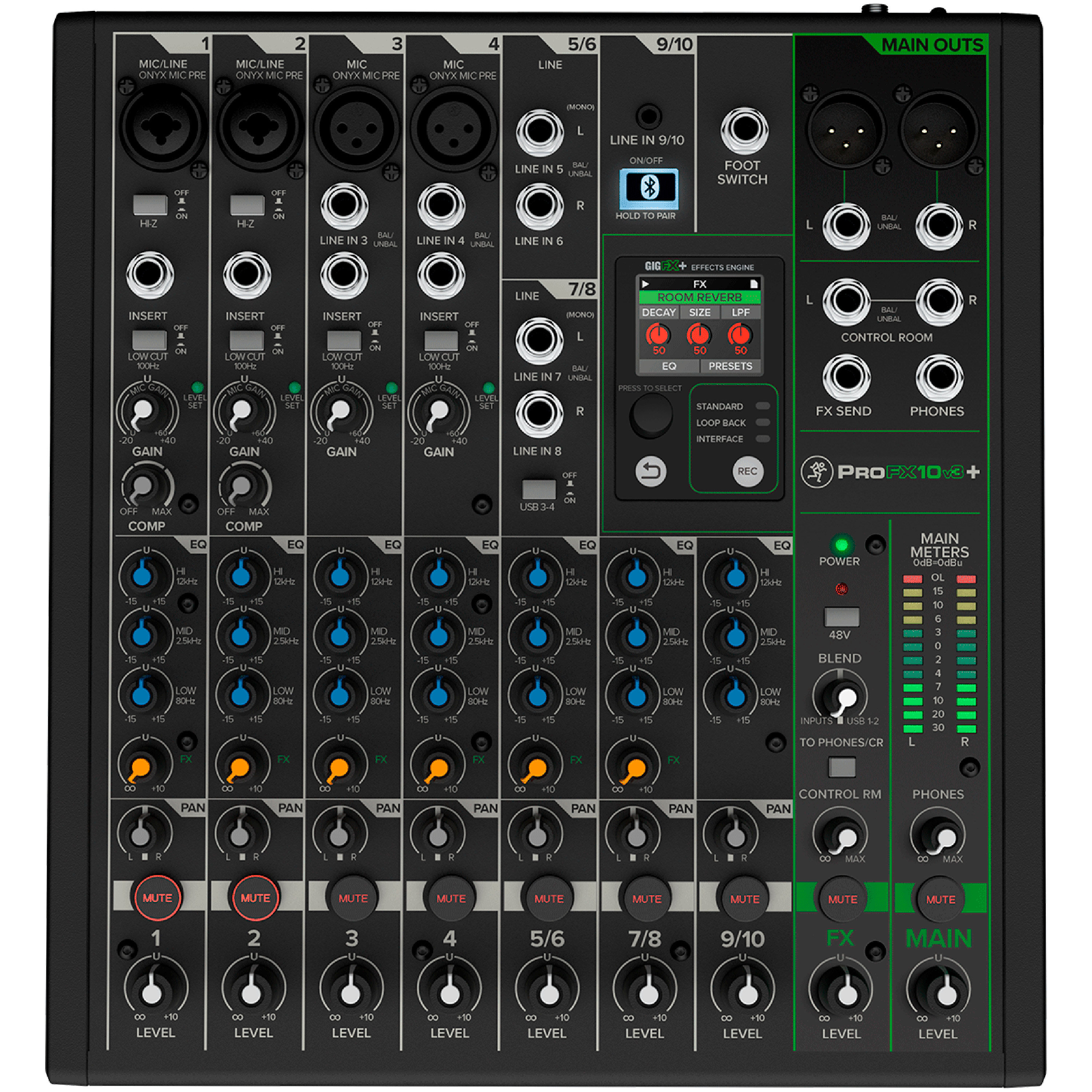 Mackie Profx10 V3 Console De Mixage Analogique 