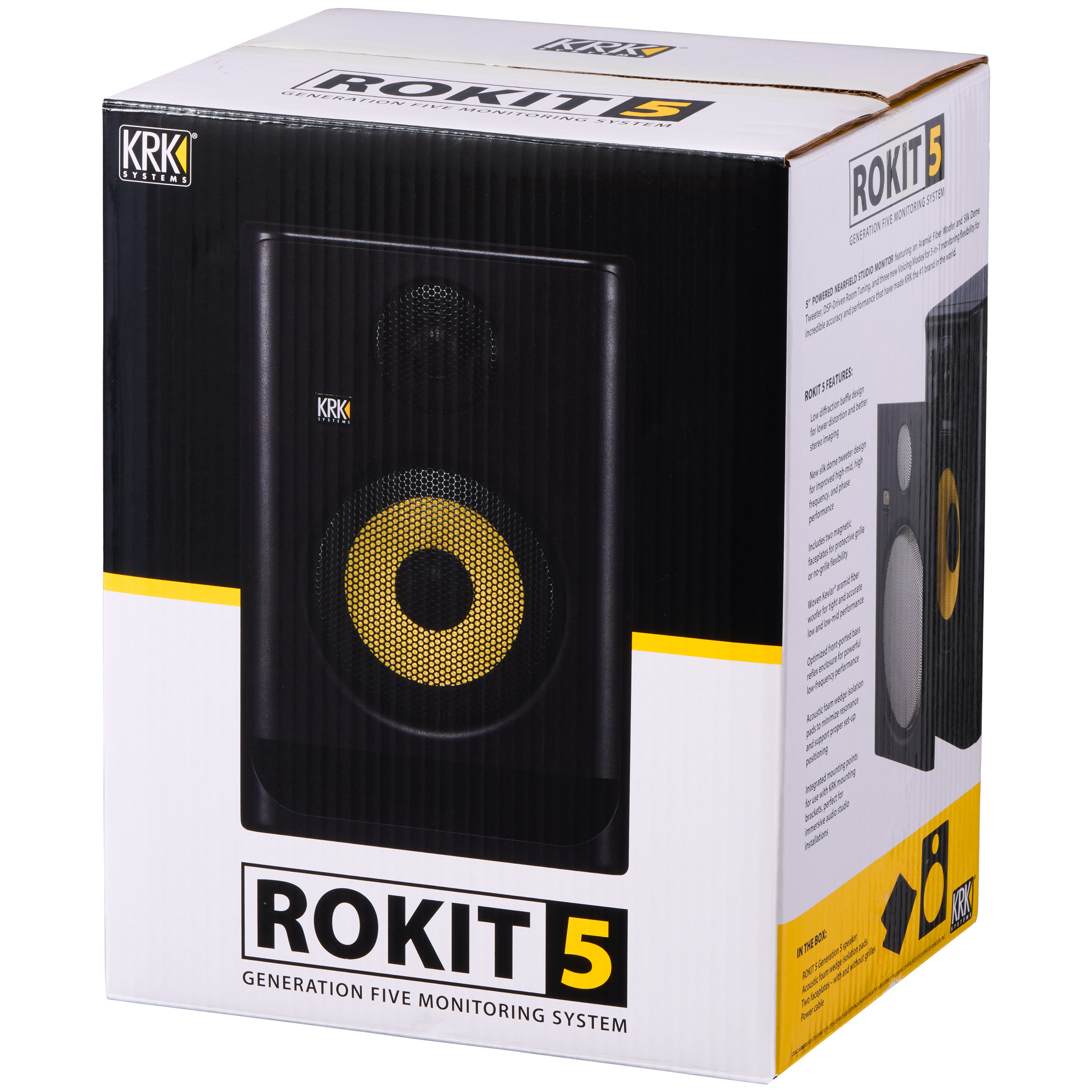 Enceintes Monitoring KRK Rokit RP5 G3 – Actives – 5″ – Très Peu Utilisées
