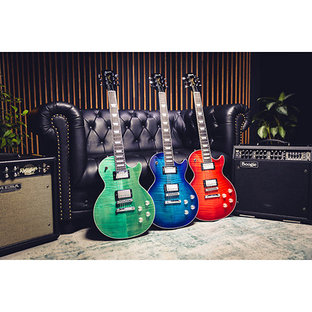 Les Paul Modern Figured Seafoam Green + Etui Gibson