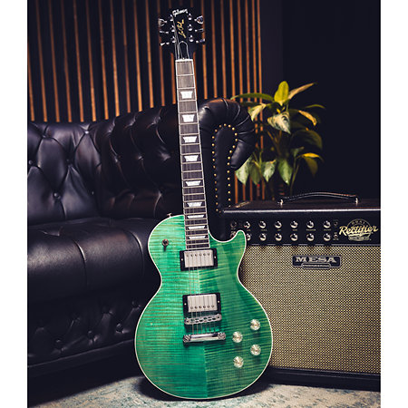 Les Paul Modern Figured Seafoam Green + Etui Gibson