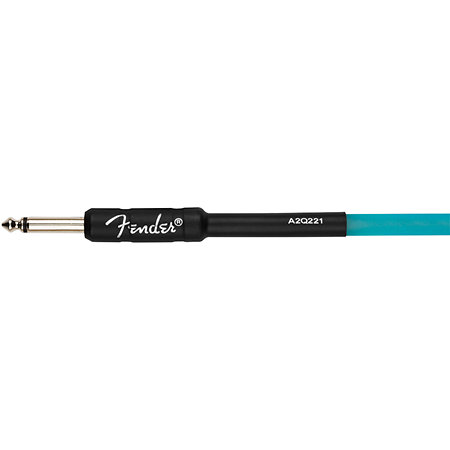 Fender Professional Glow in the Dark Cable Blue 3 mètres