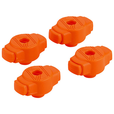 QC8 B4OR Quick-Set Cymbal Mate Orange (Lot de 4) Tama