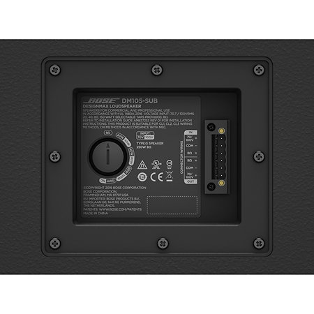 DesignMax DM10S-SUB Black (l'unité) Bose Professional