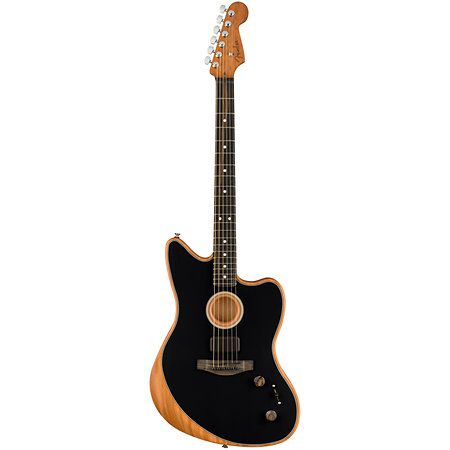 Limited Edition American Acoustasonic Jazzmaster EB Black + Housse Fender