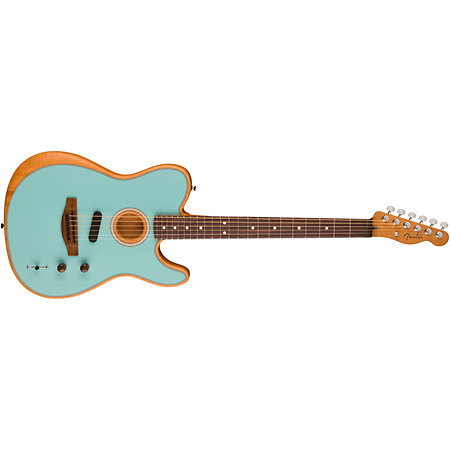 Limited Edition Acoustasonic Player Telecaster RW Daphne Blue + Housse Fender