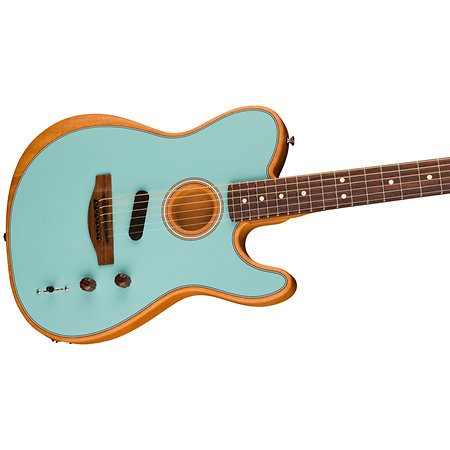 Limited Edition Acoustasonic Player Telecaster RW Daphne Blue + Housse Fender