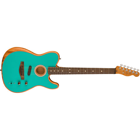 Limited Edition Acoustasonic Player Telecaster RW Miami Blue + Housse Fender