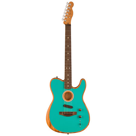 Limited Edition Acoustasonic Player Telecaster RW Miami Blue + Housse Fender