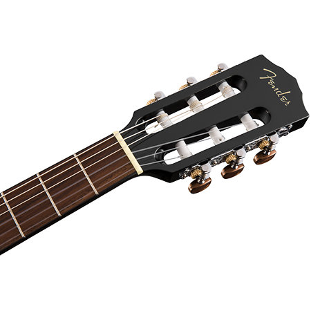 CN-140SCE Nylon Thinline WN Black + Etui Fender