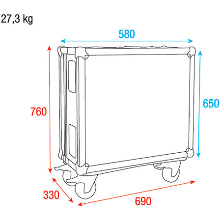 Chimp 100 Flight Case Infinity