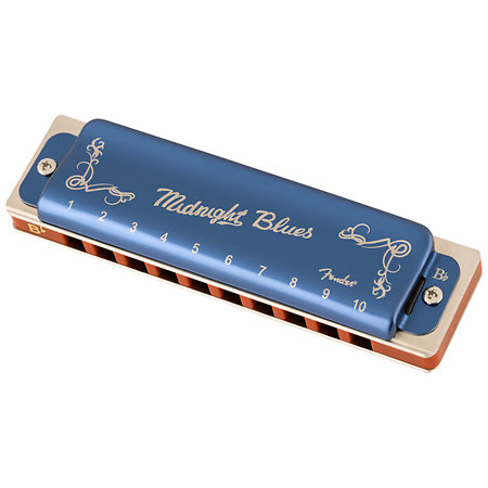 Fender Midnight Blues Harmonica B Flat en Sib