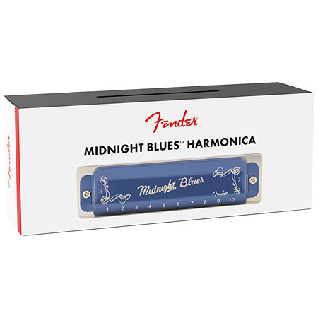 Midnight Blues Harmonica B Flat en Sib Fender