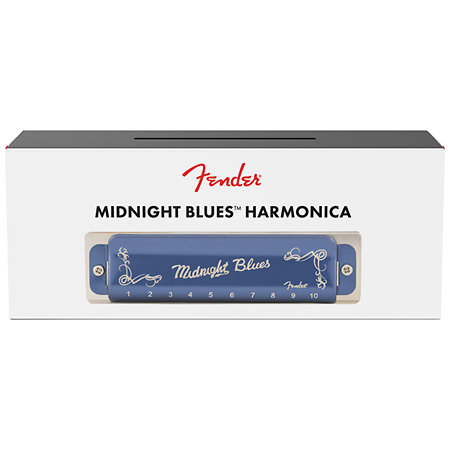 Midnight Blues Harmonica B Flat en Sib Fender