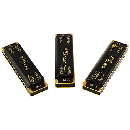 Fender Blues DeVille Harmonica Lot de 3 + Etui