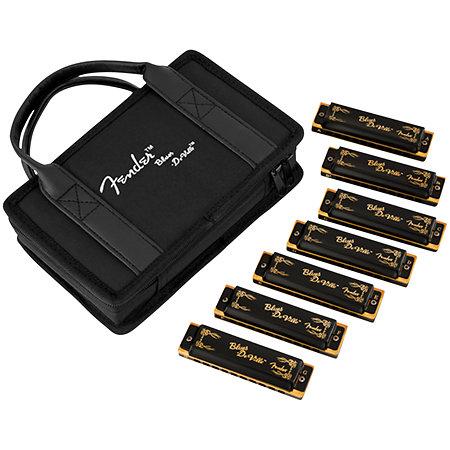 Fender Blues DeVille Harmonica Lot de 7 + Etui
