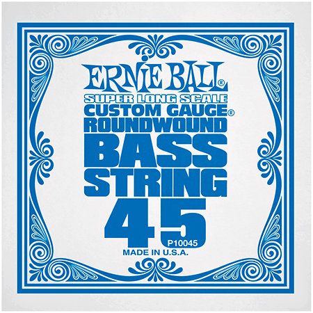 Ernie Ball 10045 Slinky Nickel Wound Super Long Scale 45