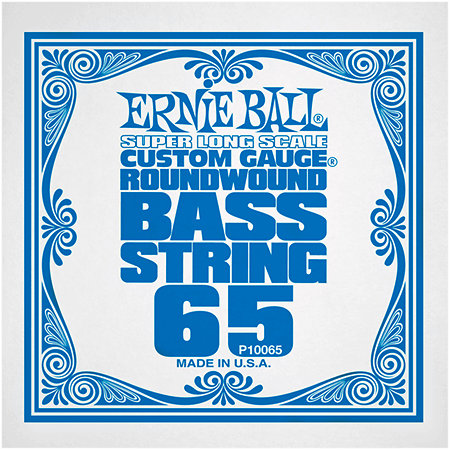 10065 Slinky Nickel Wound Super Long Scale 65 Ernie Ball