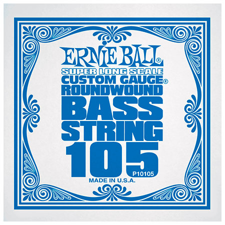 Ernie Ball 10105 Slinky Nickel Wound Super Long Scale 105