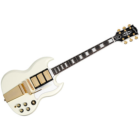 1963 Les Paul SG Custom Maestro Vibrola Classic White Inspired by Gibson Custom Epiphone