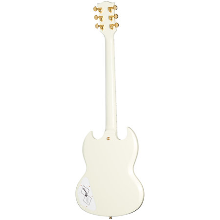 1963 Les Paul SG Custom Maestro Vibrola Classic White Inspired by Gibson Custom Epiphone