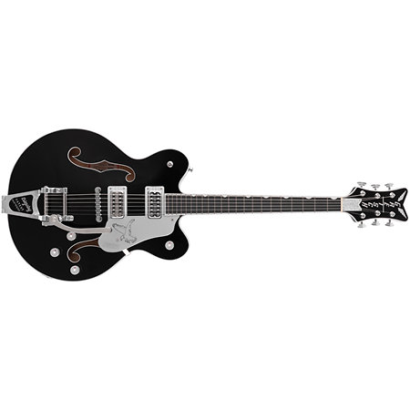Gretsch Guitars G6636TSL Players Edition Silver Falcon Center Block String Thru Bigsby Black