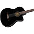 CN-140SCE Nylon Thinline WN Black + Etui Fender