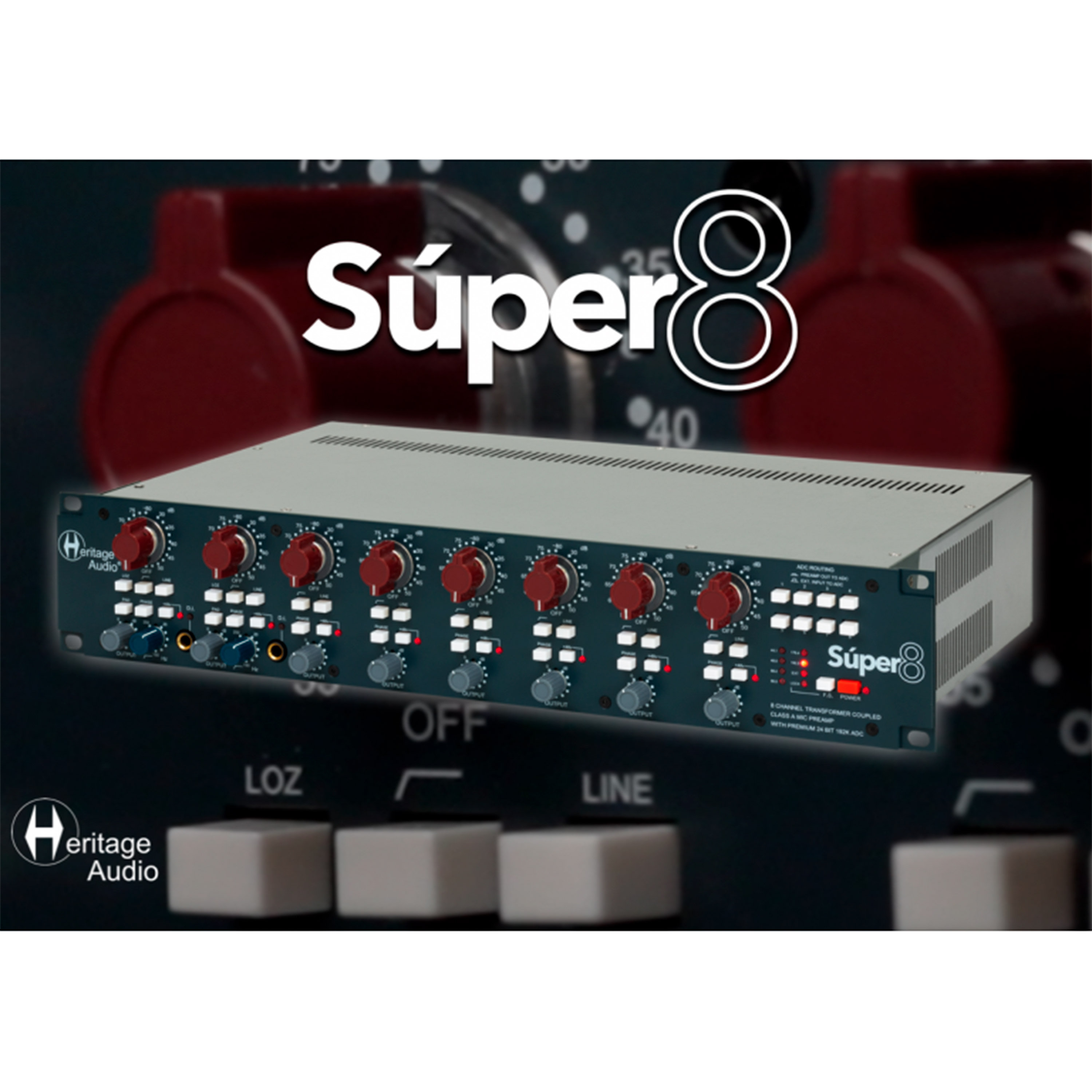 Heritage Audio Súper 8 - Préampli SonoVente.com