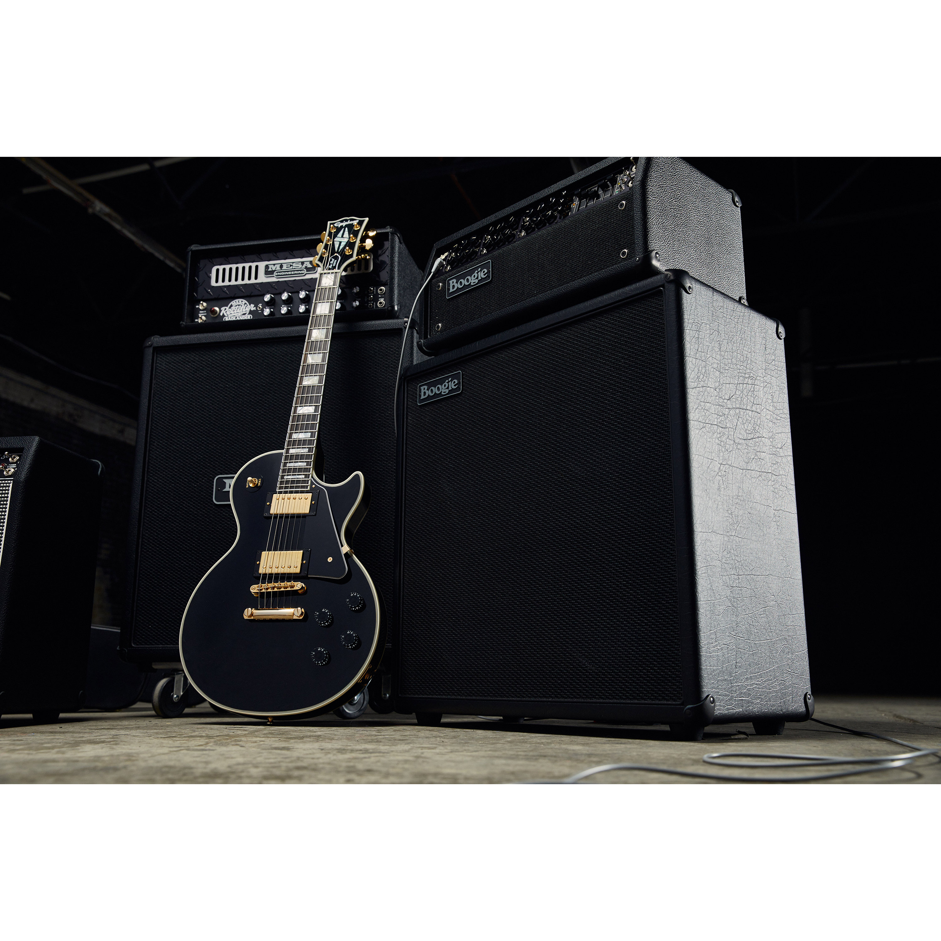 Epiphone Les Paul Custom Ebony Inspired By Gibson Custom - Guitare ...