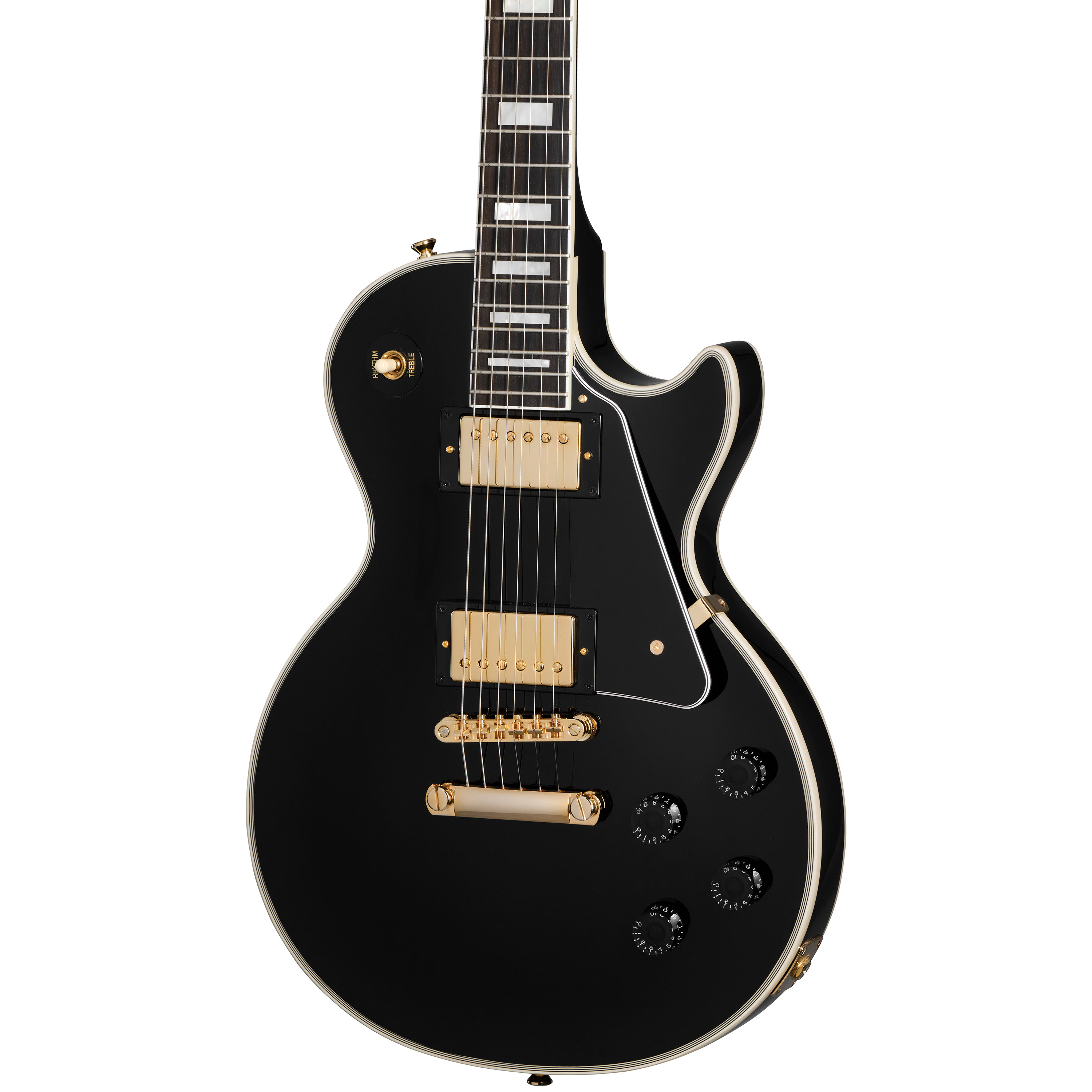 Epiphone Les Paul Custom Ebony Inspired By Gibson Custom - Guitare ...