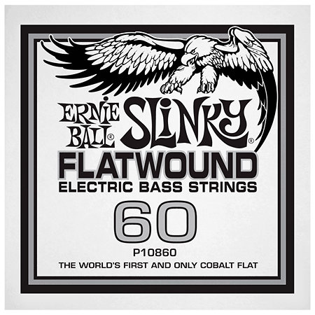 Ernie Ball 10860 Slinky Flatwound 60
