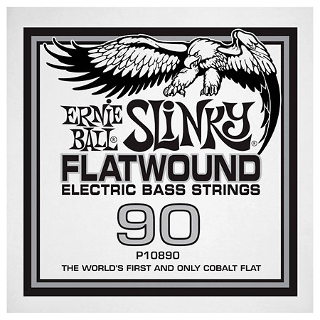Ernie Ball 10890 Slinky Flatwound 90