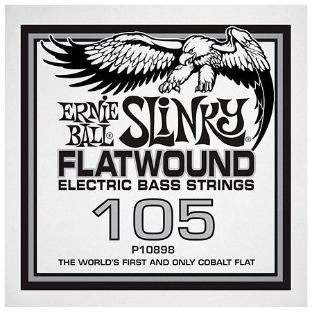 Ernie Ball 10898 Slinky Flatwound 105