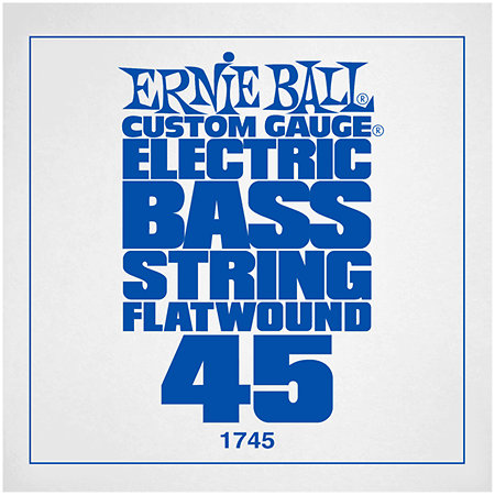 Ernie Ball 1745 Slinky Flatwound 45