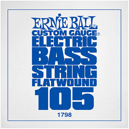 Ernie Ball 1798 Slinky Flatwound Cobalt 105