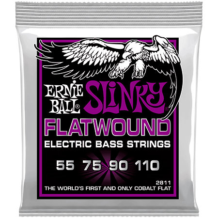 Ernie Ball 2811 Slinky Flatwound 55-110