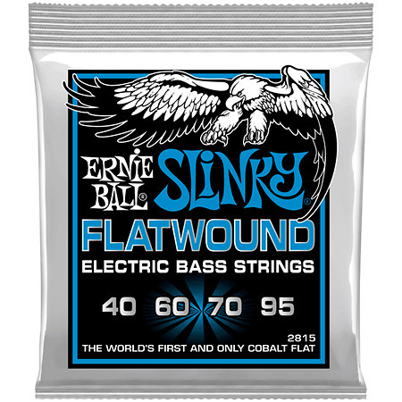 Ernie Ball 2815 Slinky Flatwound 40-95