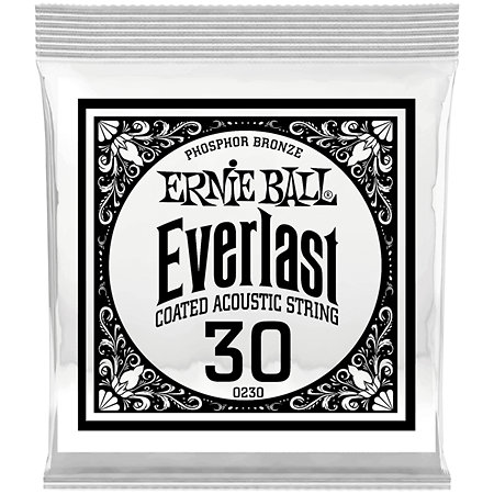 Ernie Ball 10230 Everlast Coated Phophore Bronze 30