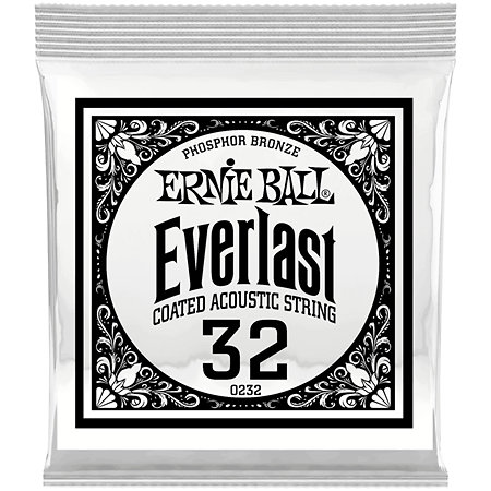 Ernie Ball 10232 Everlast Coated Phophore Bronze 32