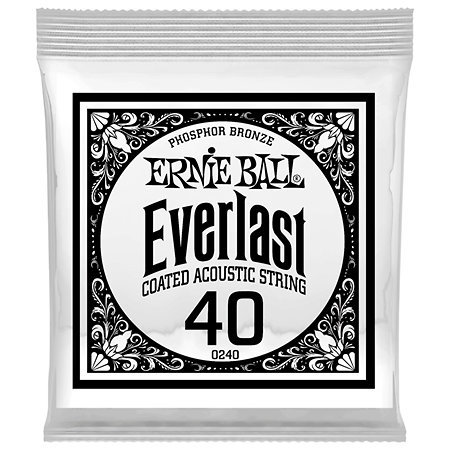 Ernie Ball 10240 Everlast Coated Phophore Bronze 40