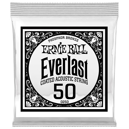 Ernie Ball 10250 Everlast Coated Phophore Bronze 50