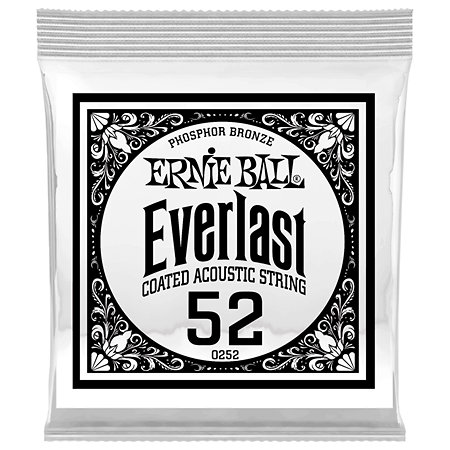 Ernie Ball 10252 Everlast Coated Phophore Bronze 52