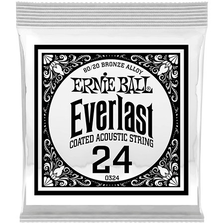 Ernie Ball 10324 Everlast Coated 80/20 Bronze 24