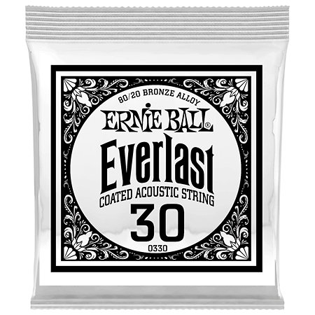 Ernie Ball 10330 Everlast Coated 80/20 Bronze 30