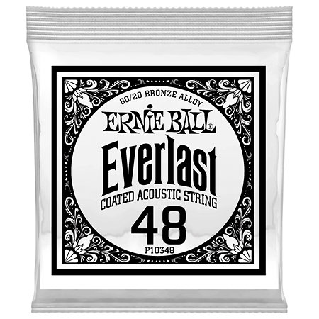 Ernie Ball 10348 Everlast Coated 80/20 Bronze 48