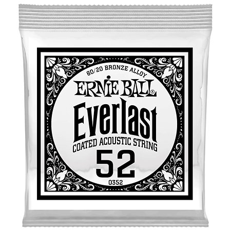 10352 Everlast Coated 80/20 Bronze 52 Ernie Ball