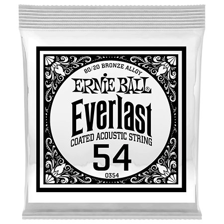 10354 Everlast Coated 80/20 Bronze 54 Ernie Ball