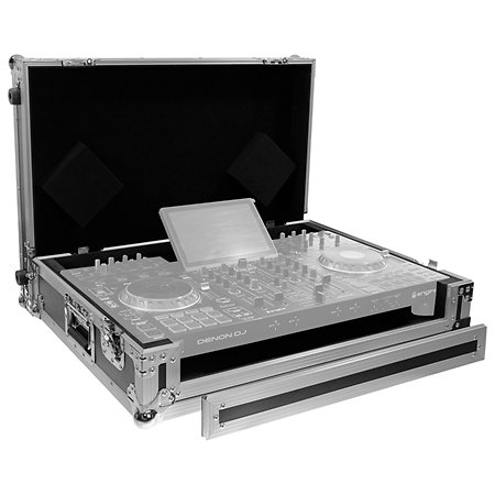 Prime 4+ White Limited Edition + Flight Case Denon DJ