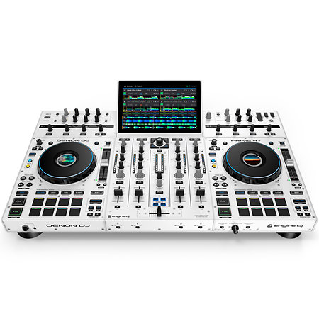 Prime 4+ White Limited Edition + Flight Case Denon DJ