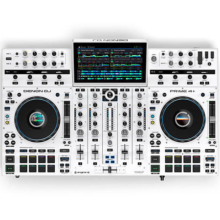 Prime 4+ White Limited Edition + Sac à Dos Denon DJ